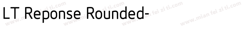 LT Reponse Rounded字体转换